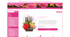 Desktop Screenshot of flowersbypattydenton.com
