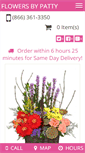 Mobile Screenshot of flowersbypattydenton.com